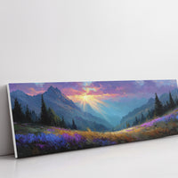 Sunlight Over Wildflower Valley