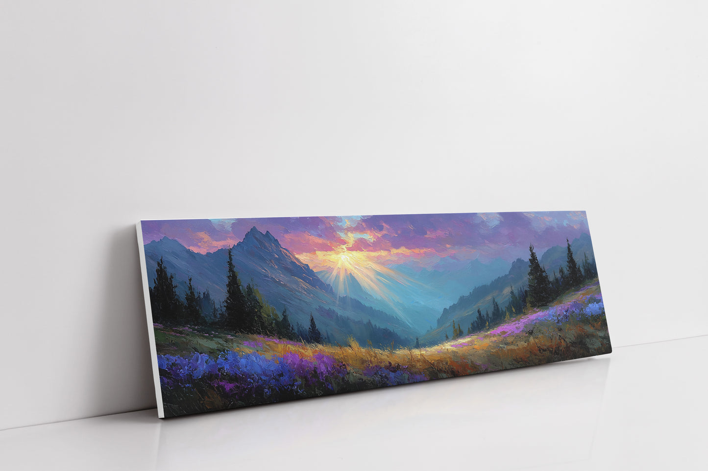 Sunlight Over Wildflower Valley