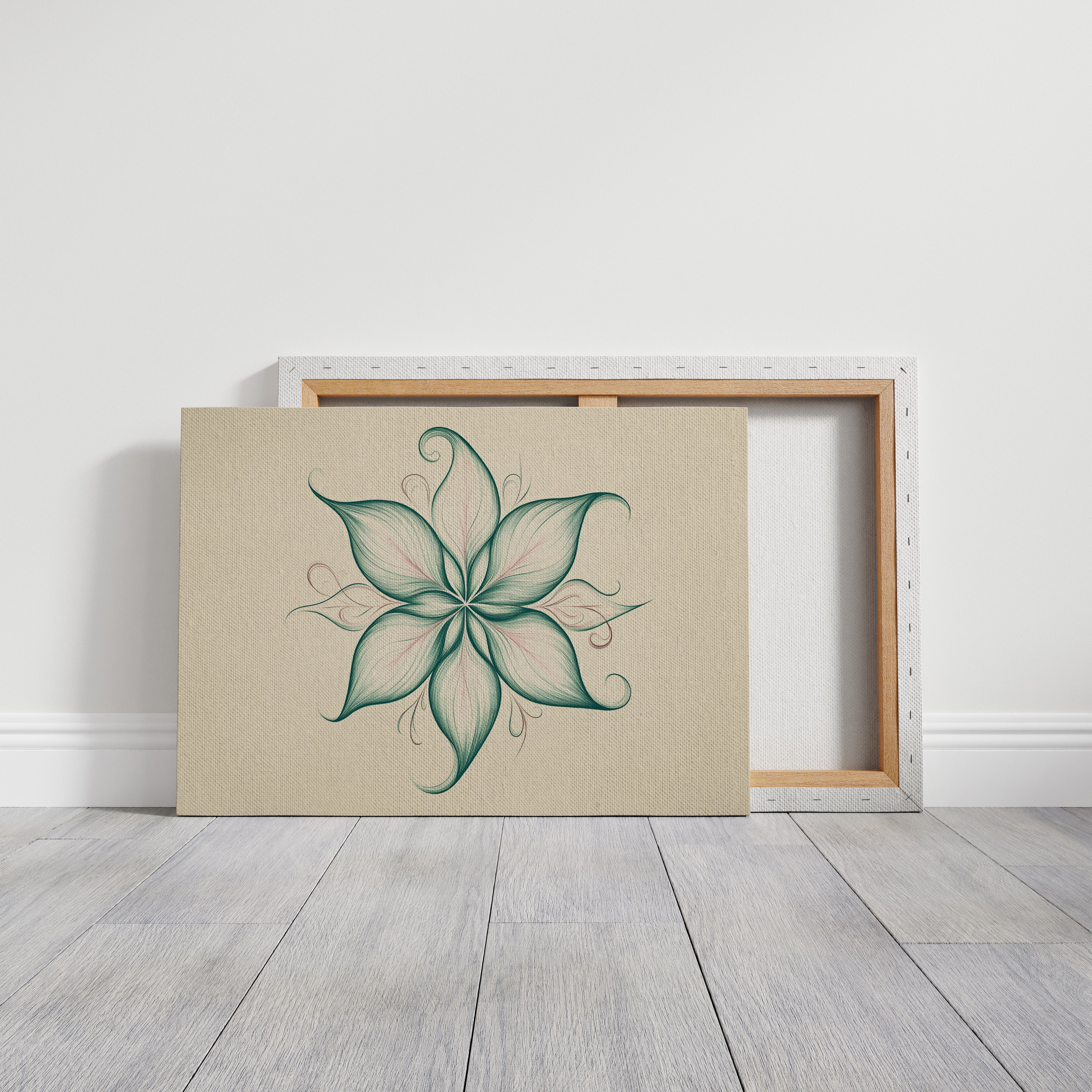 Lotus Lines Draw Morning Light