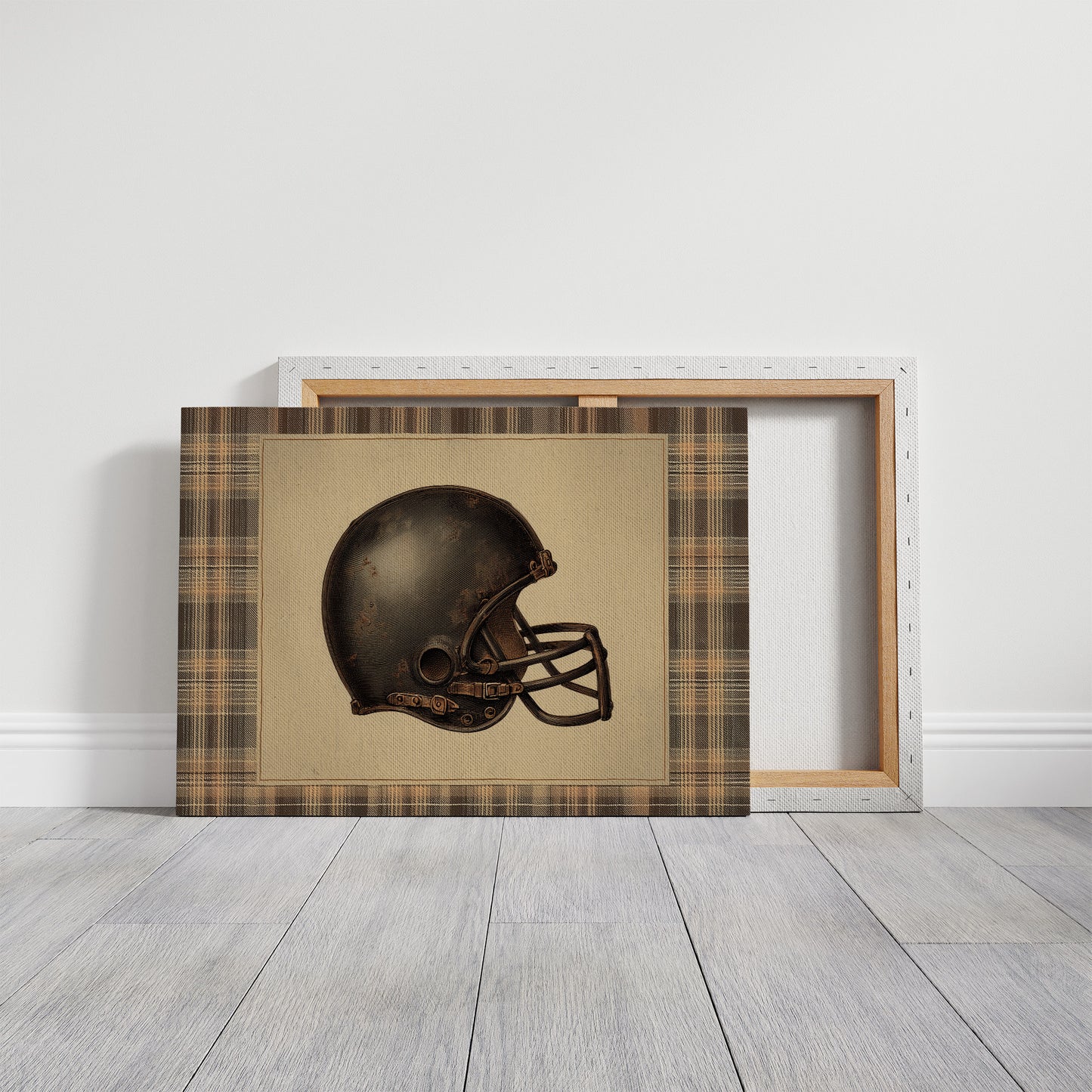 Vintage Gridiron Helmet Study