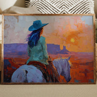 Wild Horses Chase Desert Sunsets