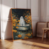 A Ghost Among Golden Petals