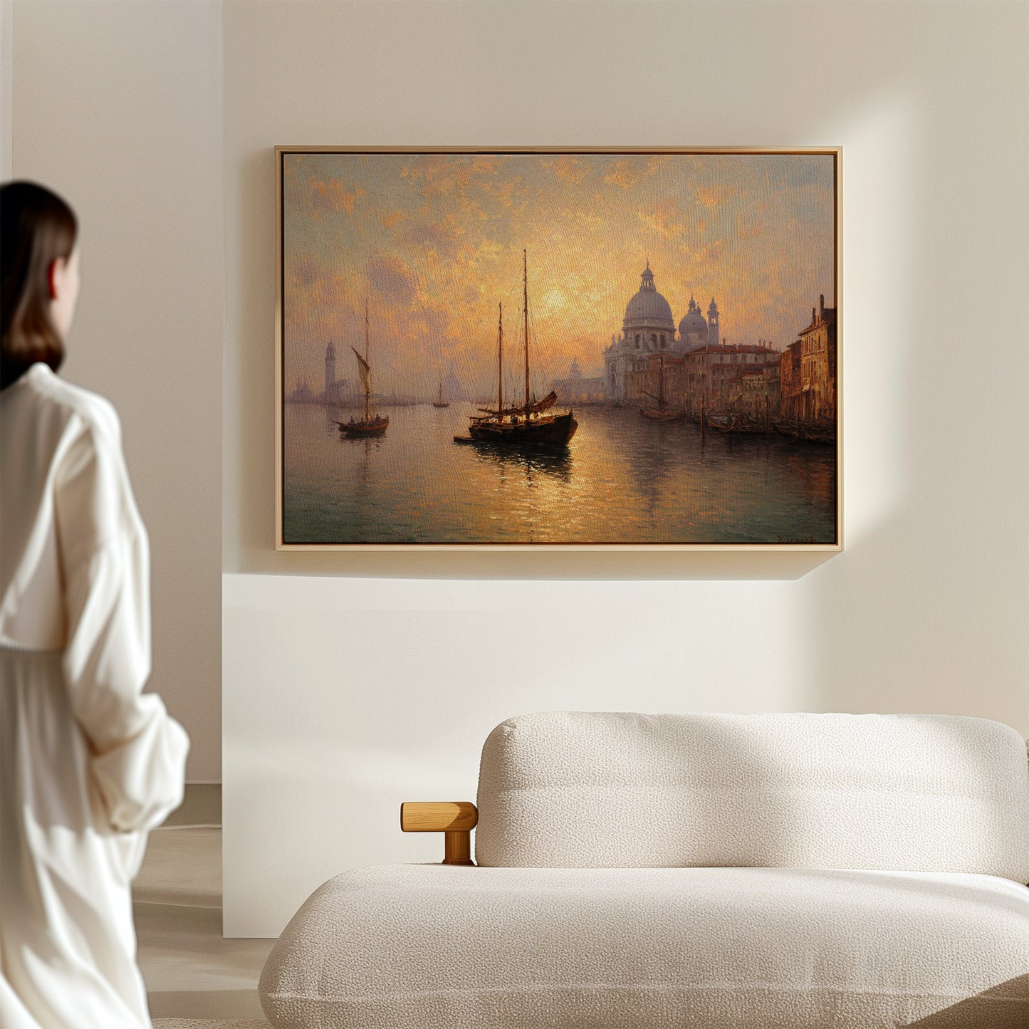 Venetian Sails Chase Golden Light
