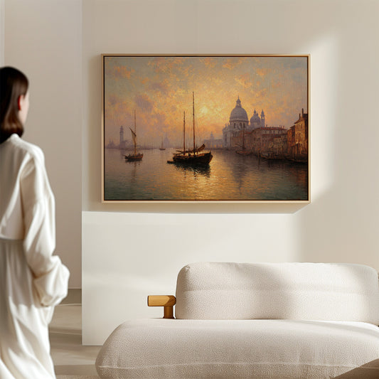 Venetian Sails Chase Golden Light