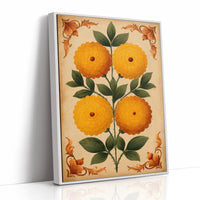 Golden Blooms in Stillness
