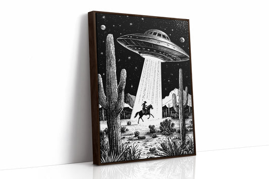 Desert Cowboy Meets Midnight Visitors