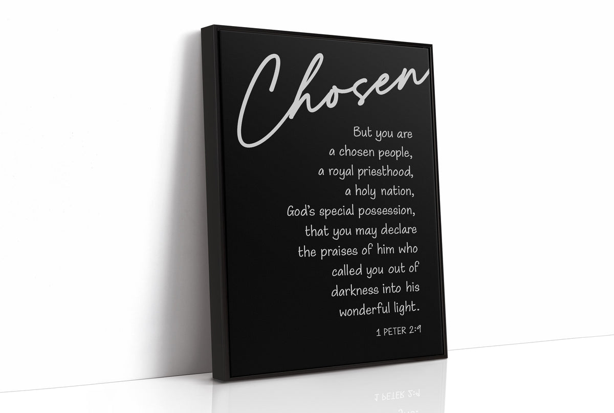 Chosen: 1 Peter 2:9 Scripture Art