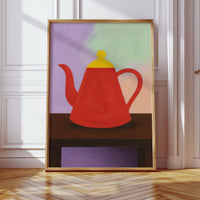 Red Teapot Still Life