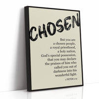 Chosen: Brushstroke Scripture Art