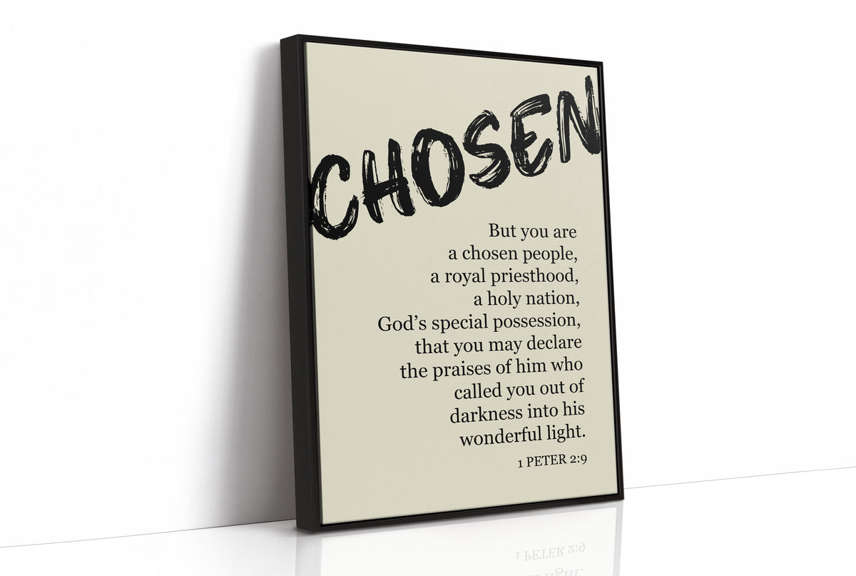 Chosen: Brushstroke Scripture Art
