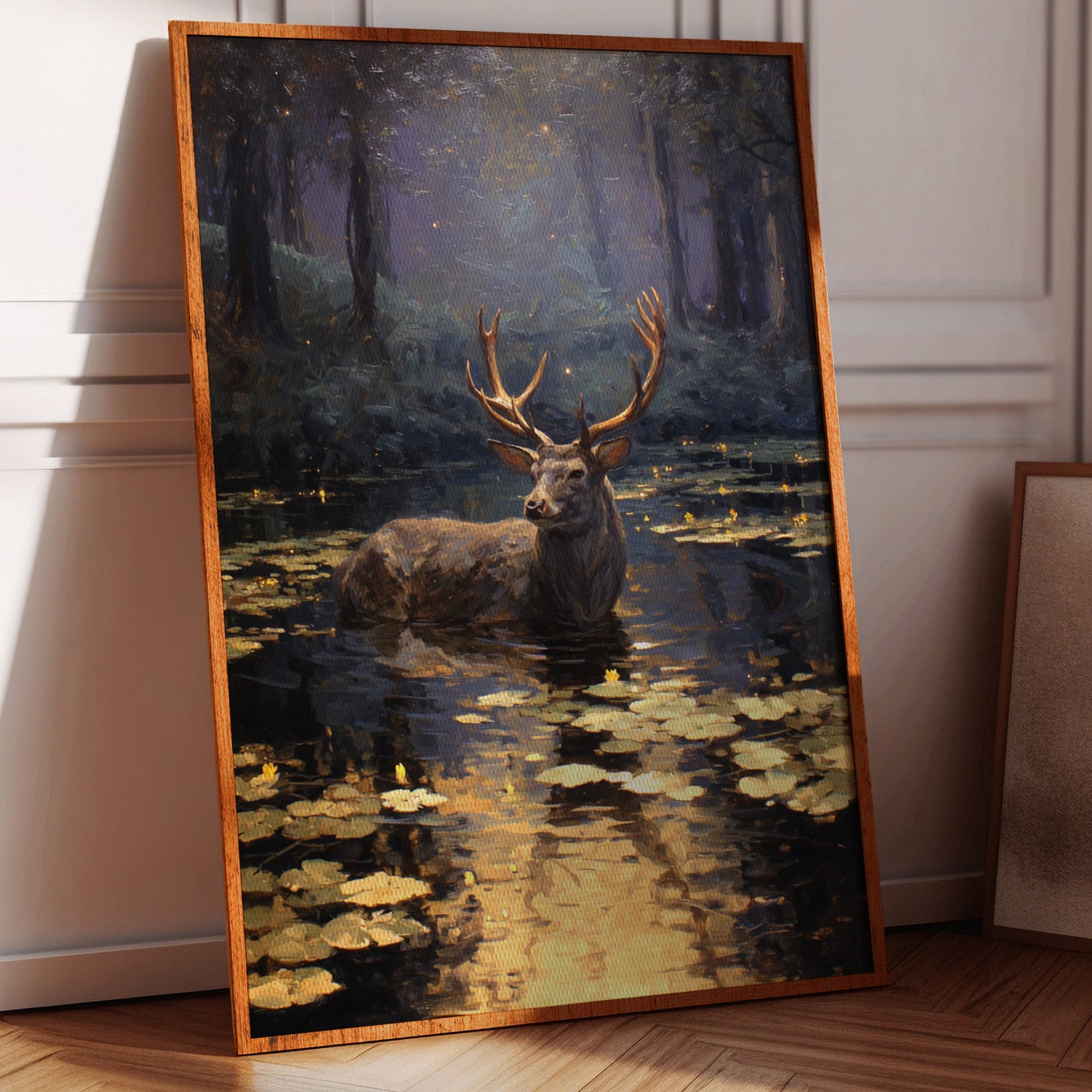 Serenity Amidst Golden Waters
