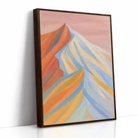 Morning Light Paints Mountain Ribbons