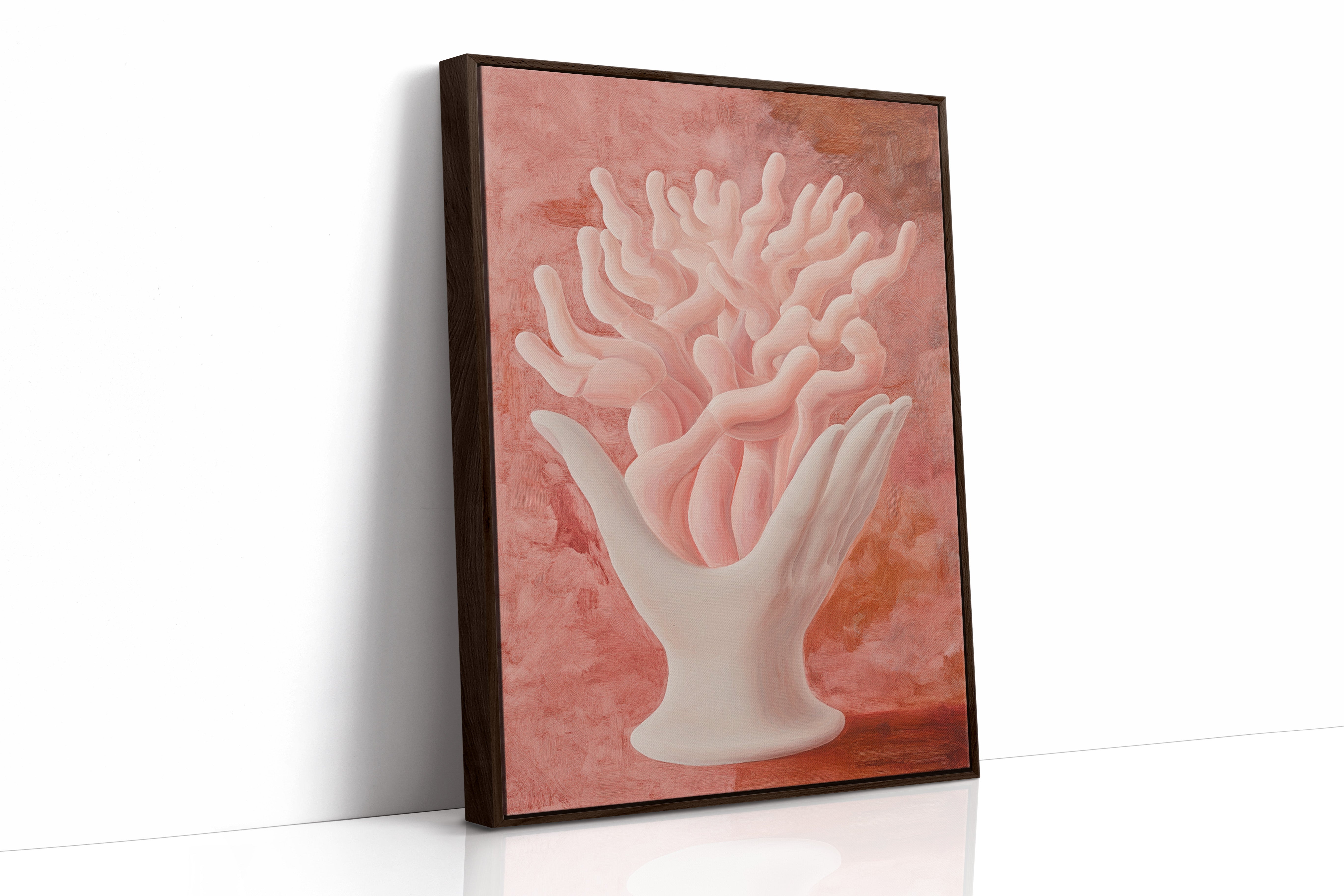 Coral Dreams In Porcelain Light