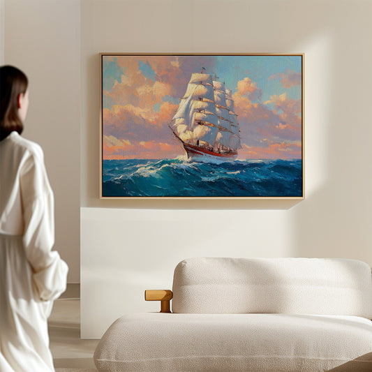 Sunset Sails Chase Ocean Dreams
