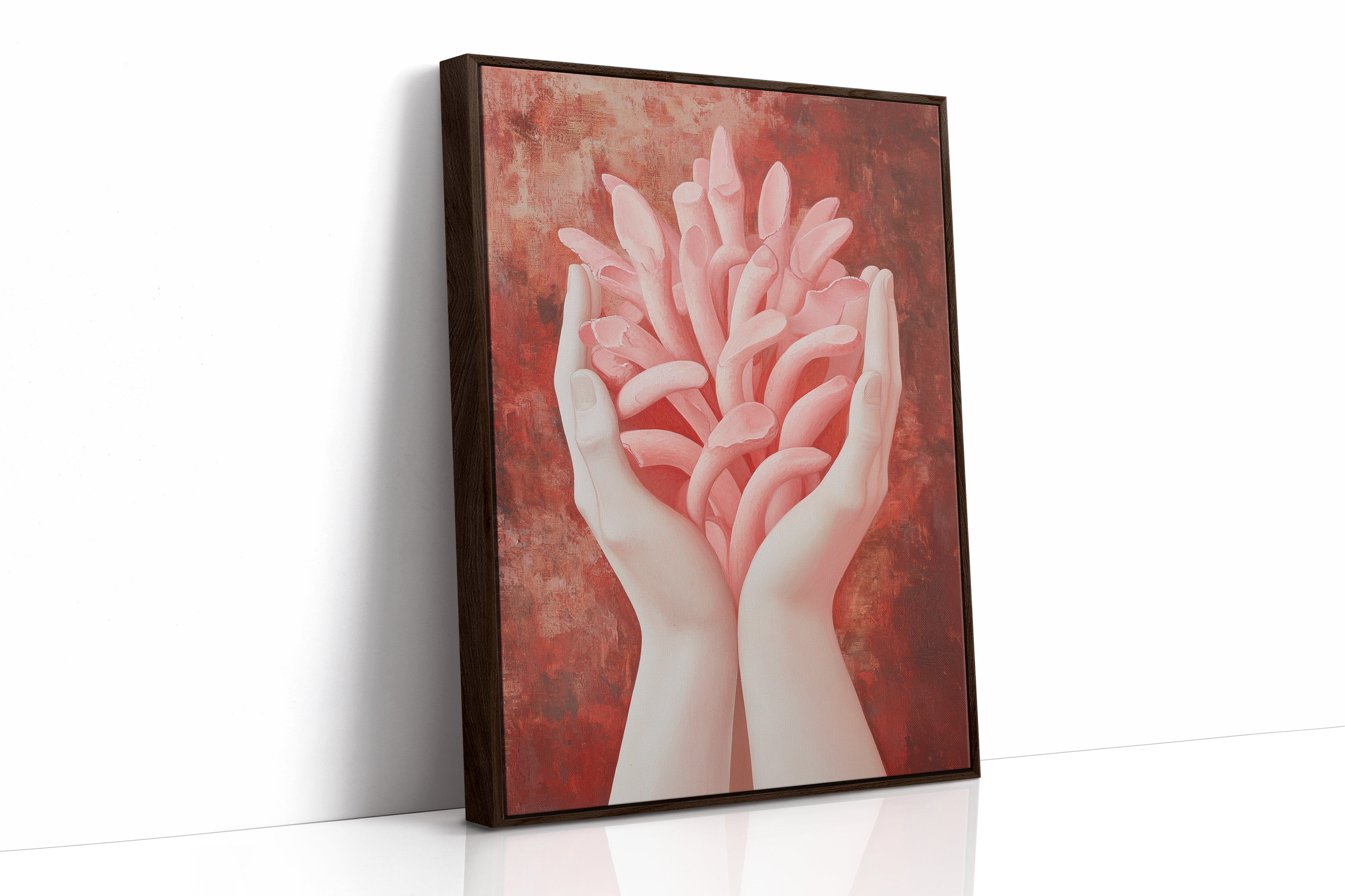 Tender Petals Rise From Open Palms