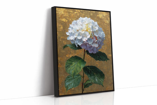 She Arrived in Blue and Gold