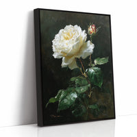 The White Rose Holds Its Light