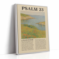 Psalm 23 Coastal Peace Print