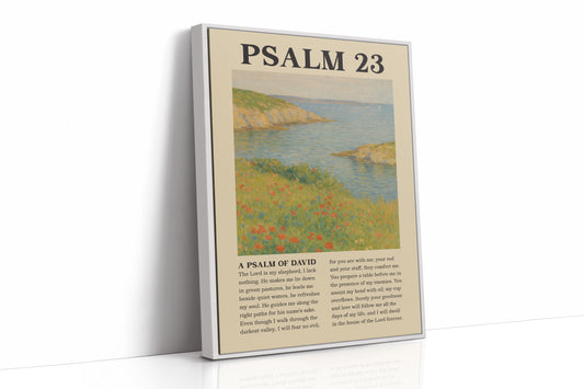 Psalm 23 Coastal Peace Print