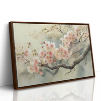 Cherry Blossoms Paint Morning Peace