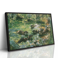 Otter Pups, Dappled Light