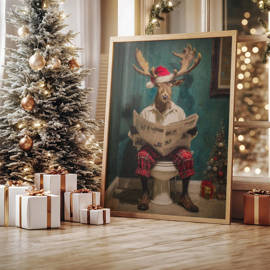 Morning News With Festive Antlers