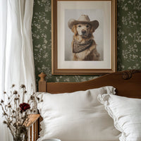A Canine Cowboy's Bold Stance