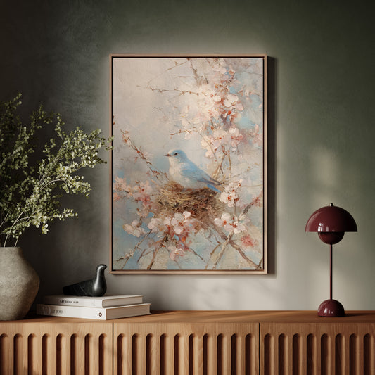Nestled Among Blossoms