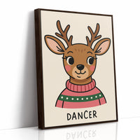 Cozy Reindeer In Holiday Sweater