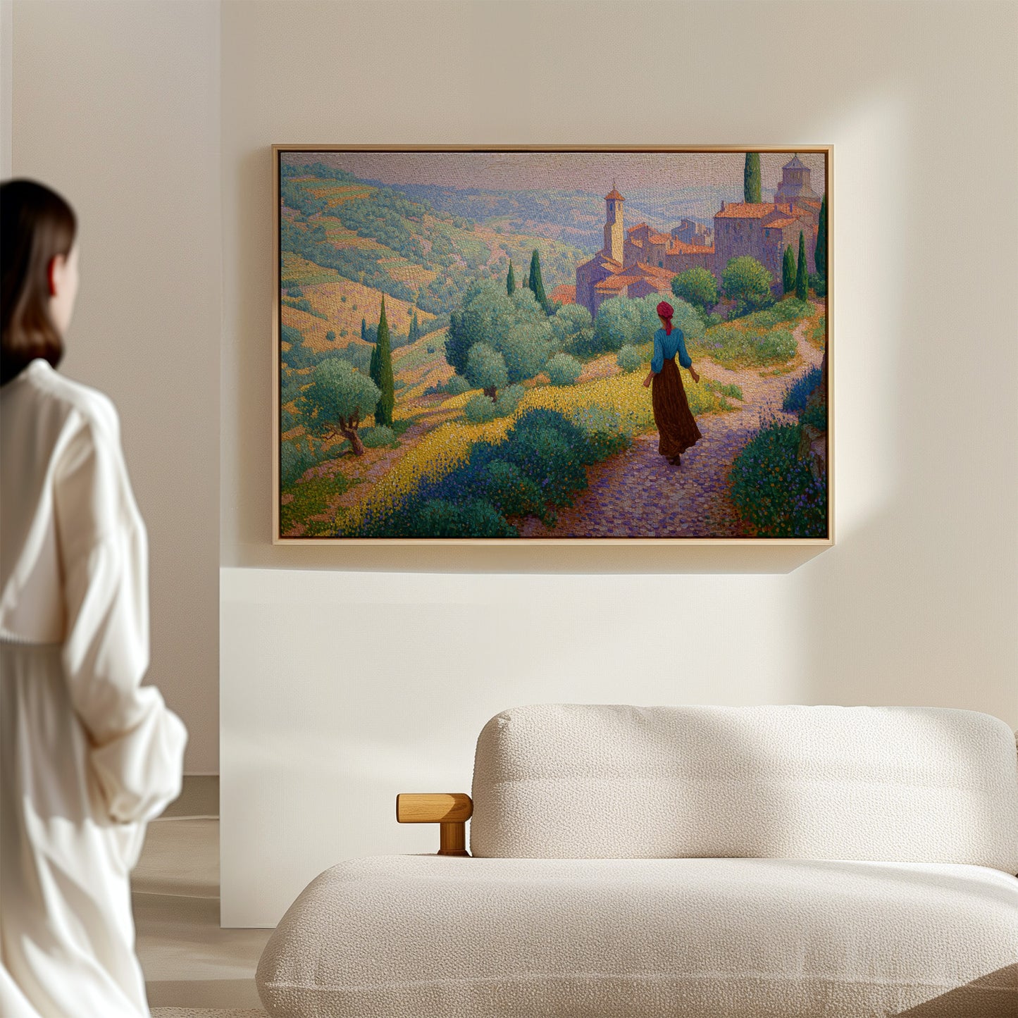 Tuscan Wildflowers Light Ancient Paths
