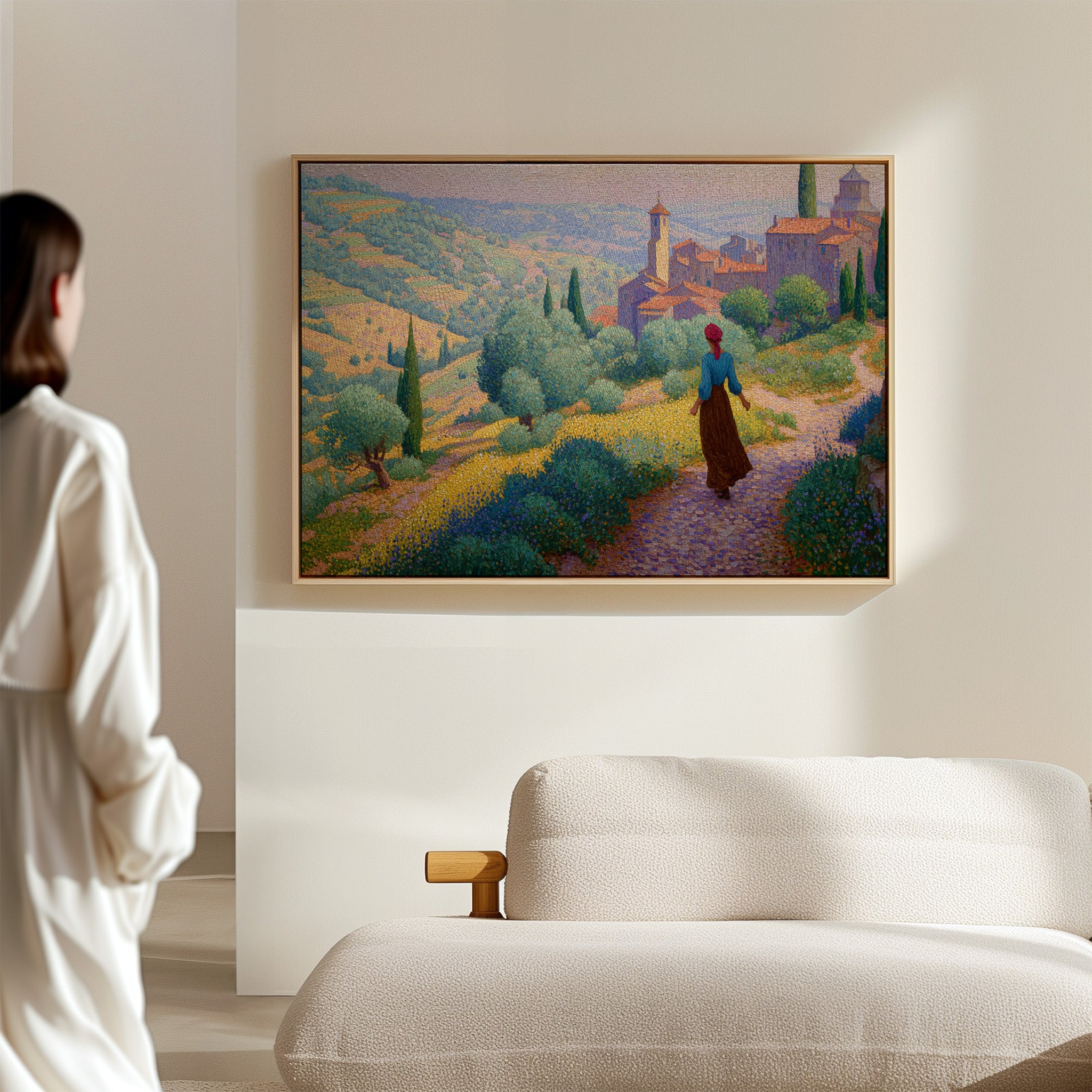 Tuscan Wildflowers Light Ancient Paths