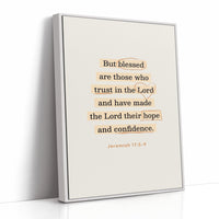 Blessed Trust Jeremiah 17 Scripture Art