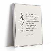Do Not Fear Isaiah 41 Bible Verse Print