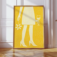 Daisy and Bubbles in Yellow