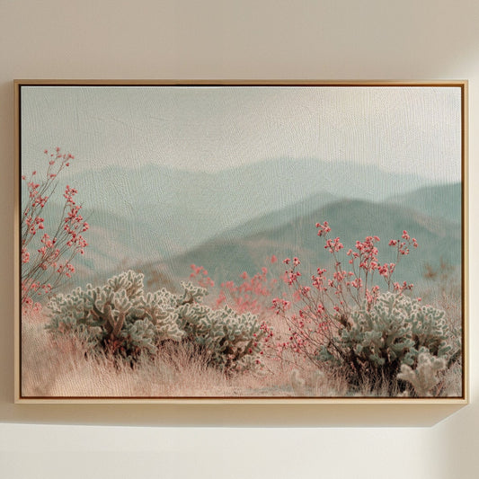 Desert Blossoms Paint Mountain Dreams