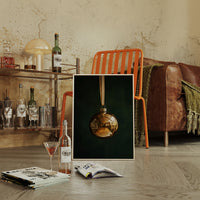 Golden Ornament Photography Print - Elegant Holiday Decor - Gallery Canvas image 15