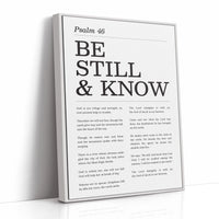 Be Still and Know Psalm 46