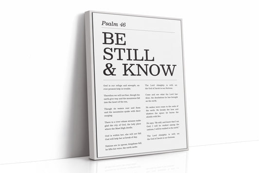 Be Still and Know Psalm 46