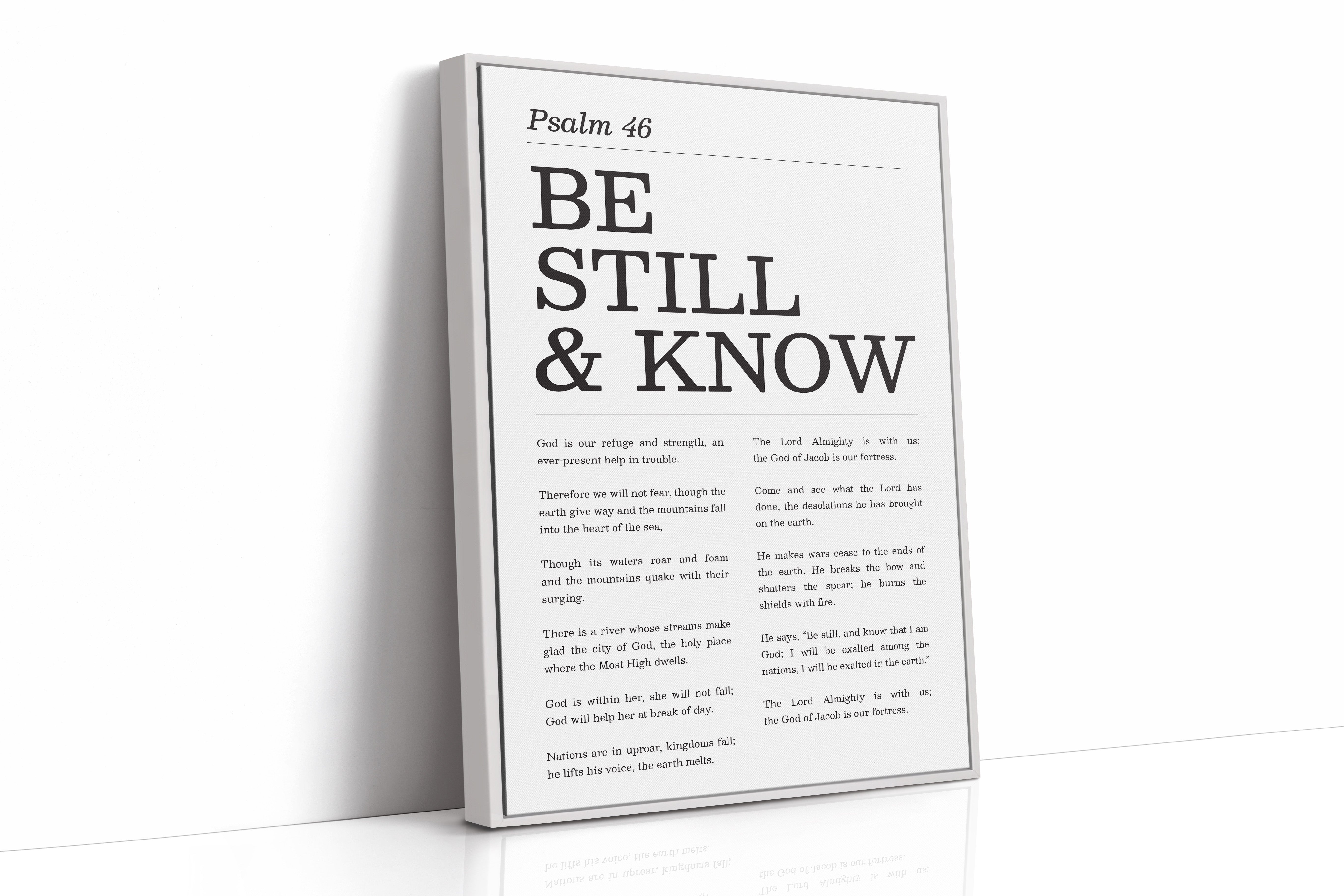 Be Still and Know Psalm 46