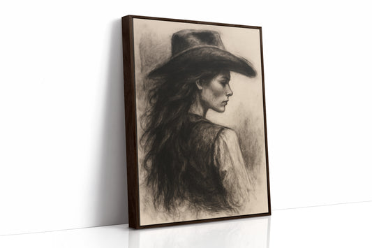 Cowgirl in Charcoal