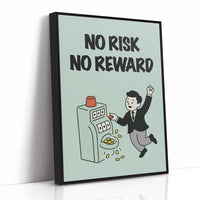 No Risk No Reward Slot Machine Art