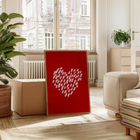 Brushstrokes Dance Into Love's Pattern