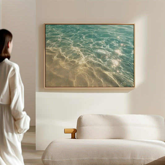 Crystal Tides Kiss Golden Shore