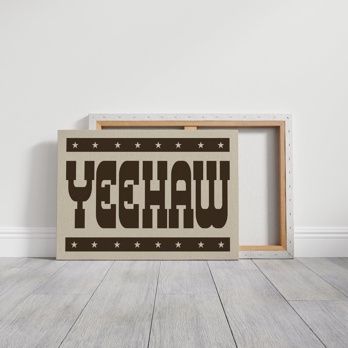 Bold Yeehaw Western Star Print