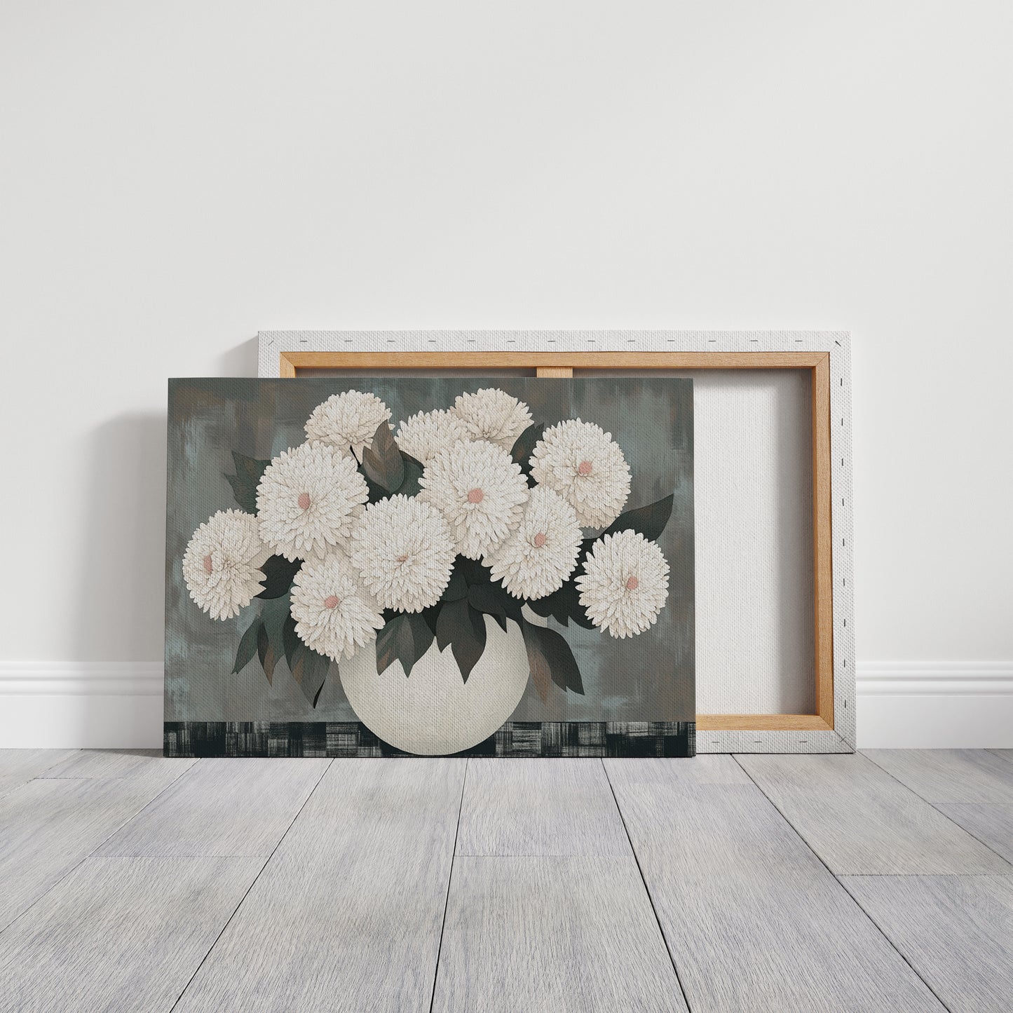 White Chrysanthemums Find Quiet Grace