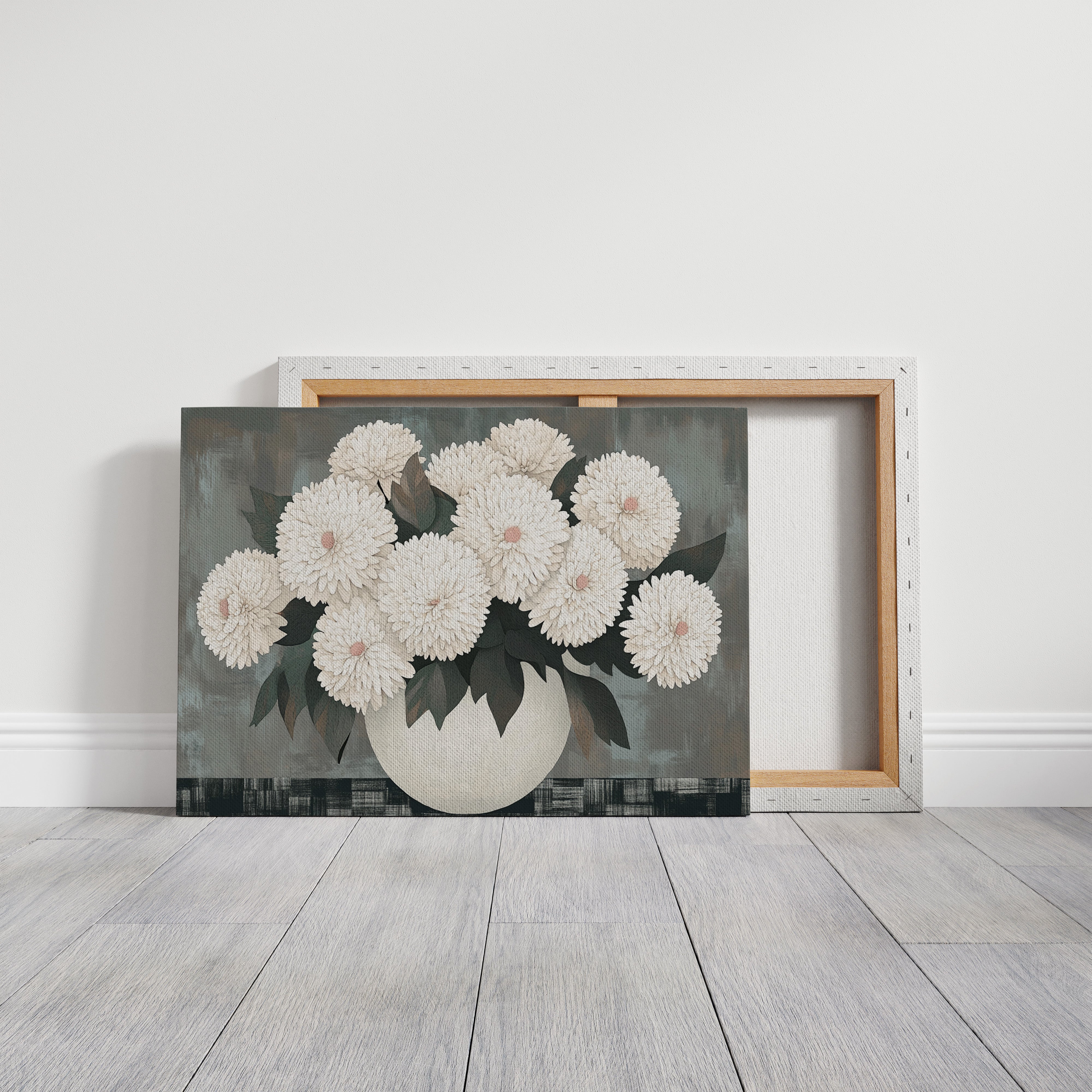 White Chrysanthemums Find Quiet Grace