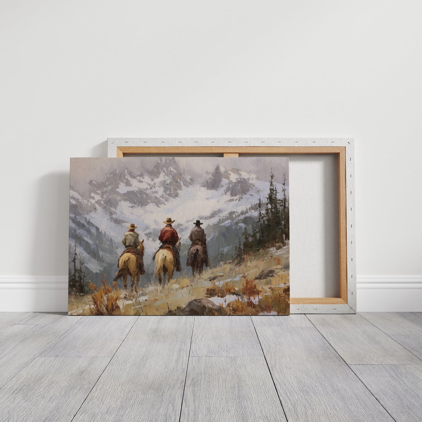 Three Riders Before the Snow