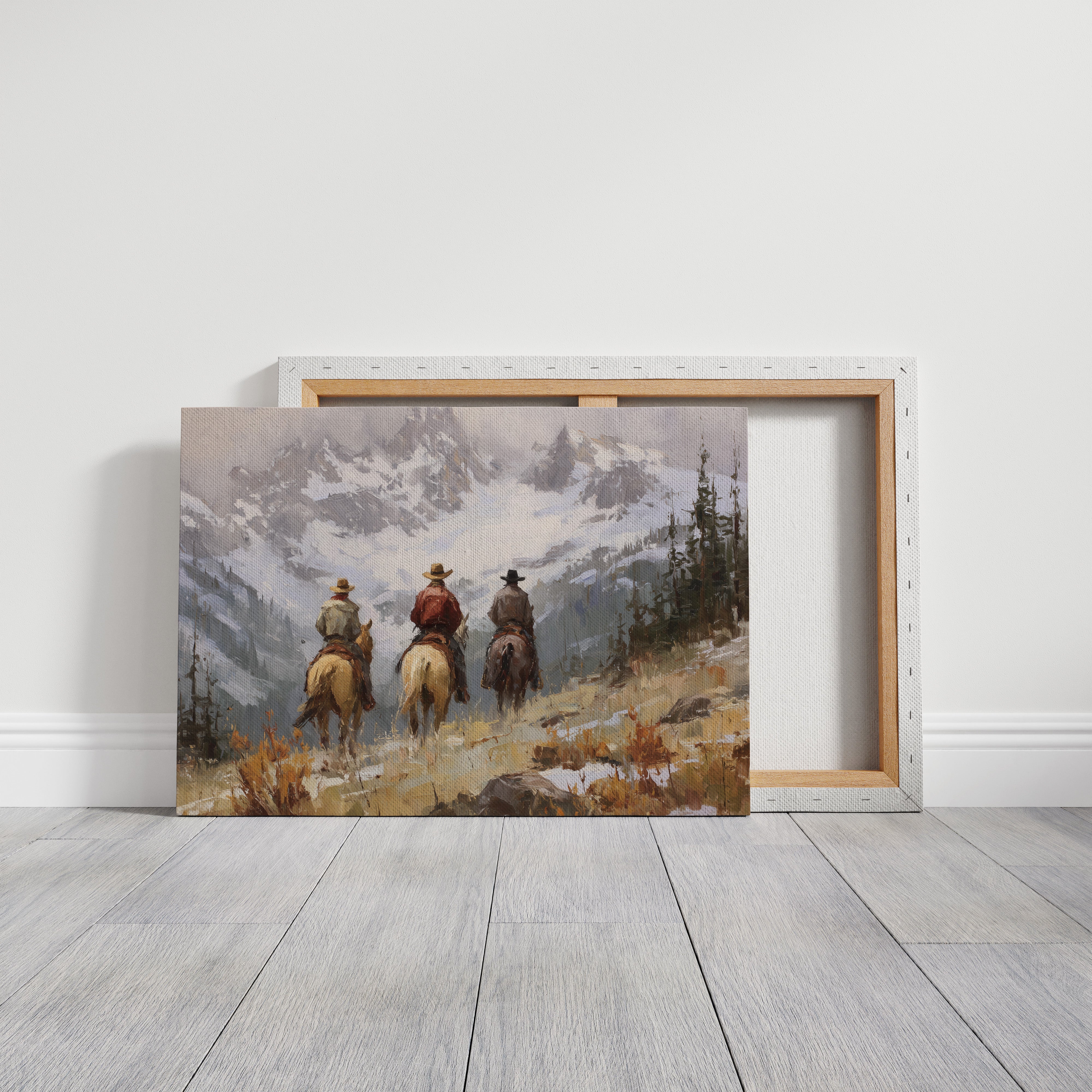 Three Riders Before the Snow