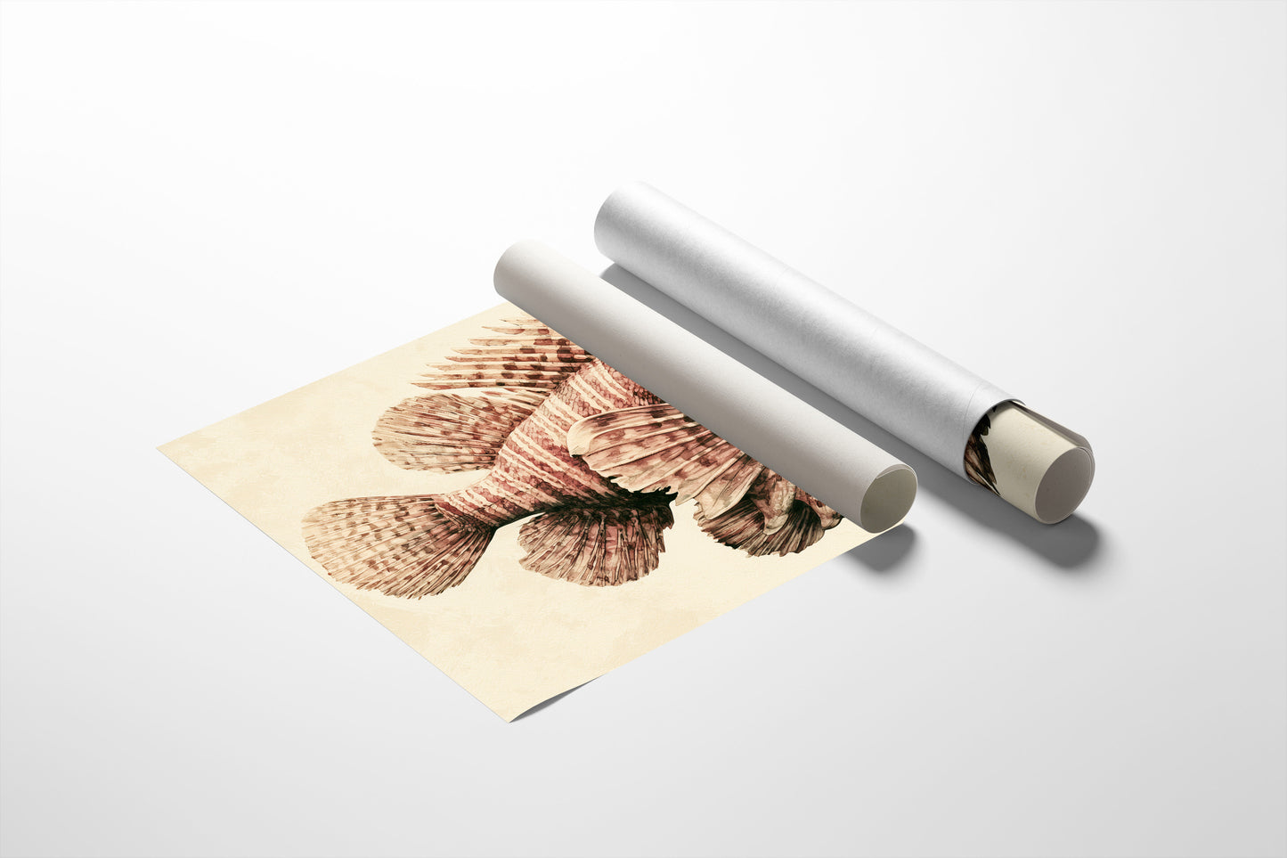 Lionfish in Antique Sepia