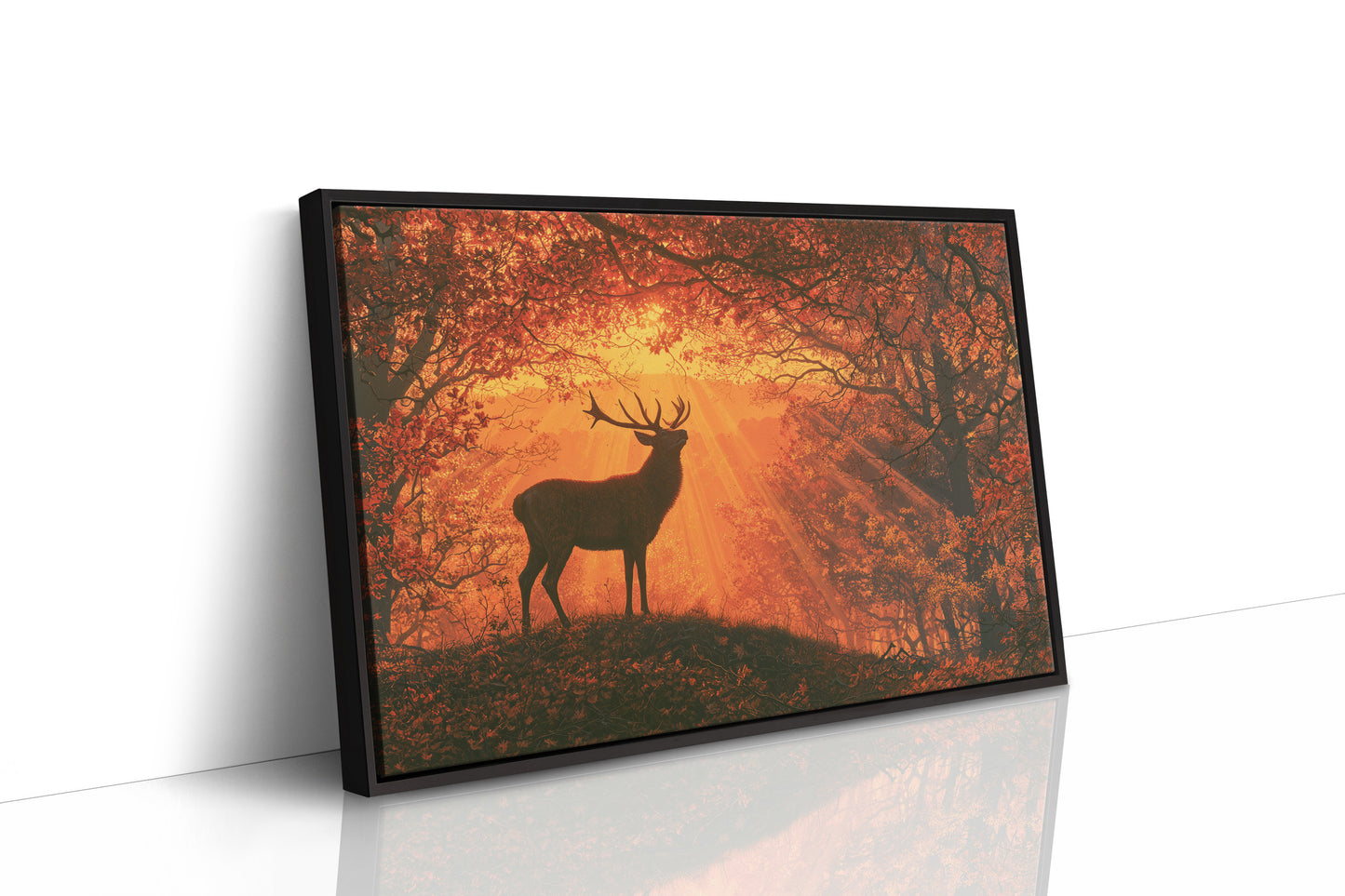 Stag, Struck by Sunrise